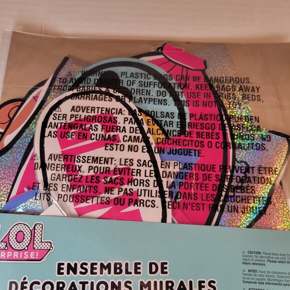 LOL Surprise Wall Decorating Kit Party Cutouts Set of 9 Pieces Birthday - Picture 8 of 11